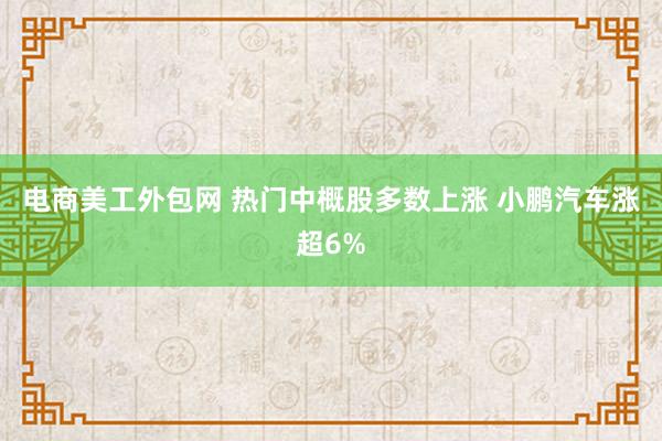 电商美工外包网 热门中概股多数上涨 小鹏汽车涨超6%