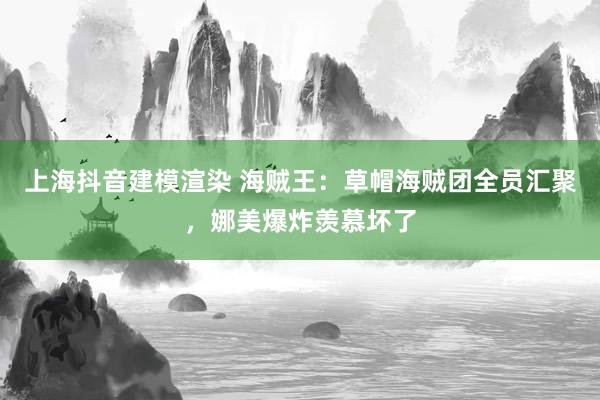 上海抖音建模渲染 海贼王：草帽海贼团全员汇聚，娜美爆炸羡慕坏了